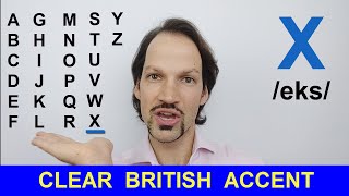 How To Pronounce The English Alphabet BRITISH PRONUNCIATION [upl. by Lebana]