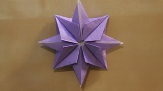 Origami christmas star [upl. by Sonnnie564]