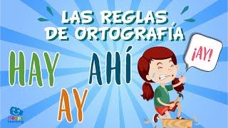 HAY AHI o AY ¿Cuándo se utilizan y cuál es la diferencia  Vídeos Educativos para Niños [upl. by Gilus146]