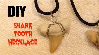 DIY Shark Tooth Necklace [upl. by Afton]