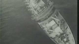 Sinking of the SS Andrea Doria [upl. by Ynnatirb433]