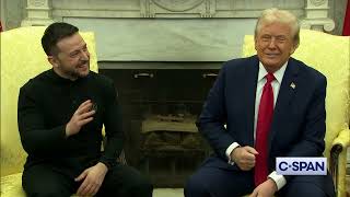 Full Meeting between President Trump VP Vance and Ukrainian President Zelensky in Oval Office [upl. by Colin]