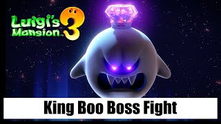 Luigis Mansion 3  King Boo Boss Fight Final Boss [upl. by Lacym]