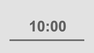 10 minutes timer youtube countdown with alarm [upl. by Orsa]