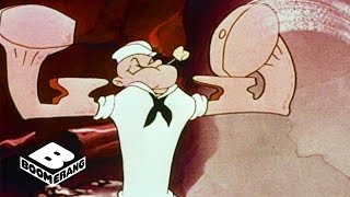 Spinach Lesson  Popeye the Sailor  Boomerang Official [upl. by Schnell]