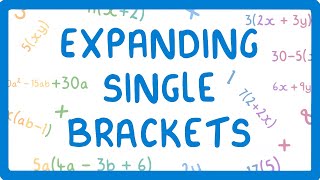 GCSE Maths  How to Expand Single Brackets 35 [upl. by Estrellita598]