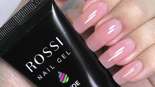 Polygel Nails Using Dual forms on MYSELF Tutorial  Rossi Kit Review [upl. by Ahso]