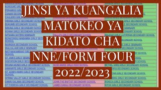 JINSI YA KUANGALIA MATOKEO YA KIDATO CHA NNEFORM FOUR20222023 [upl. by Marilyn]