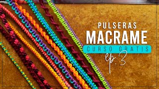 10 PULSERAS FÁCILES Y RÁPIDAS 💥» Ep 31  pulseras de hilo  friendship bracelets ● Curso de Macrame [upl. by Osi]