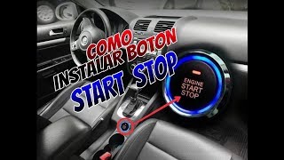 COMO INSTALAR BOTON START STOP [upl. by Ainaj59]