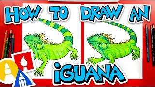 How To Draw An Iguana [upl. by Nanreh]