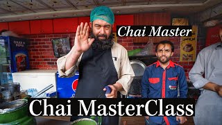 Pakistani CHAIWALA Teaches Me How to Make CHAI  MasterClass [upl. by Elwina]