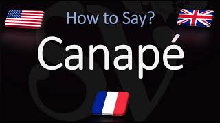 How to Pronounce Canapé CORRECTLY [upl. by Aivlis]