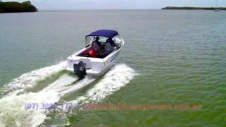 Quintrex 450 Fishabout  Yamaha F60HP 4 Stroke boat review  Brisbane Yamaha [upl. by Amla737]