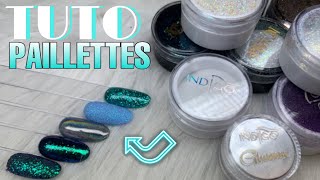 TUTO PAILLETTES 2 ⎥ Comment appliquerreconnaitre toutes sortes de paillettes ✨ [upl. by Tayler685]