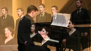 CWU Chamber ChoirGjeilo quotUbi Caritasquot with piano improv [upl. by Annaear]