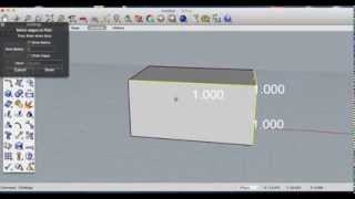 How to SmoothRound an Edge in Rhino 3D Fillet Edge [upl. by Jacinta]