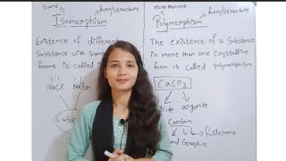 Isomorphism polymorphism solid state class 12 02 [upl. by Llerred423]