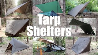 The Tarps I use for Bushcraft and Wild Camping My Top Five Tarp Shelter Setups [upl. by Sanson423]