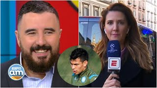 NAPOLI vs BARCELONA Lo último del CHUCKY Lozano previo a la ida de 8vos en Champions  ESPN AM [upl. by Eisyak]