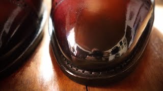 HOW TO DYE amp PATINA YOUR SHOES PT 2 Allen Edmonds Fifth Avenues [upl. by Ymled]