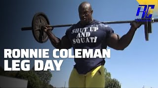 A Day in the Life of Ronnie Coleman LEG DAY  Ronnie Coleman [upl. by Rhianna]