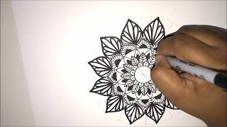 Como Hacer Mandalas Tips y trucos para una mandala perfecta  How to Draw mandala Tips and DIY [upl. by Aisetal76]