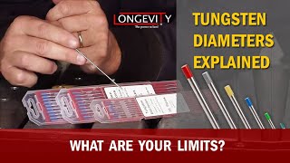 TIG Tungsten Diameters  What Are Your Limits  Tips and Tricks [upl. by Aneeroc]