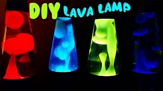 How to Make Lava Lamp Easy Step By Step DIY Tutorial Science Experiments [upl. by Behlke]