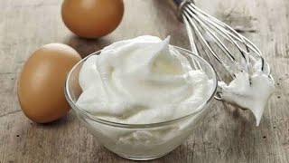 Beat Egg White  Whipping egg white [upl. by Neral693]