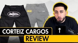 Corteiz Cargos Review  How To Make Them Slimmer SIZE GUIDE INCLUDED [upl. by Adiarf]