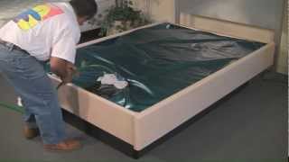 Sterling Sleep Systems Hardside Waterbed Instructional Setup [upl. by Noraed]