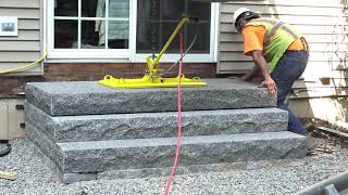 The Most Economical Way to Install Granite Steps [upl. by Bogoch]