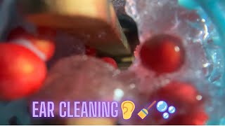 ASMR Ear cleaning 👂🫧🧹 relaxing [upl. by Riebling]