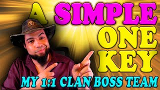 Simple One Key Clan Boss Team  Raid Shadow Legends [upl. by Nylavad]