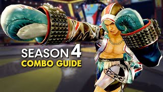 TEKKEN 7  Steve Fox Combo Guide Season 4 [upl. by Dlanar]