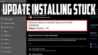 How to Fix Windows Update Installing Stuck on 0 in Windows 10 [upl. by Connelley]