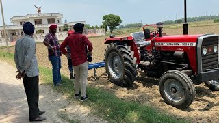 Massey 1035 DI Dost performance on cultivator। [upl. by Rustie272]