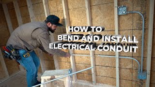 How to bend and install electrical conduit [upl. by Mond]