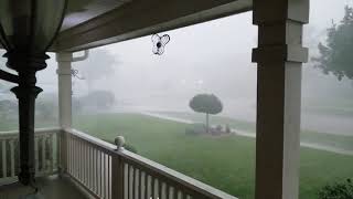 Huntley Storm September 25 2018  50 mph winds [upl. by Ahseka]