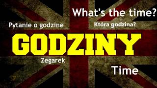 Godziny zegarek czas po angielsku  Podawanie godziny angielski [upl. by Kilam69]