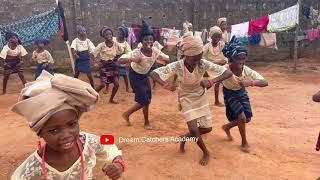 Nigerian Yoruba Cultural Bata Dance Performance by Dream Catchers Academy Girls Happy African Kids [upl. by Marshall]