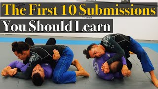 The First 10 Bjj Submissions You Should Learn [upl. by Jereld300]