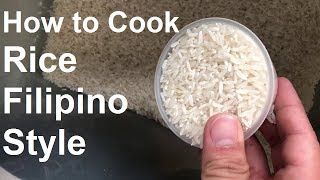 How to Cook Rice Filipino Style [upl. by Adivad]