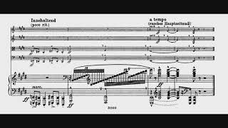 Erich Wolfgang Korngold – Piano Quintet op 151921with full score [upl. by Namreh]