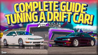 Complete Tuning Guide DRIFT BUILD GUIDE  Forza Horizon 5 [upl. by Marigolde]