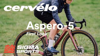 Cervelo Aspero5 Gravel Bike First Look  Sigma Sports [upl. by Neale]