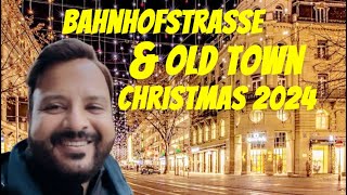 Walking tour around BAHNHOFSTRASSE amp Old Town ✨ ZURICH SWITZERLAND [upl. by Ekim]