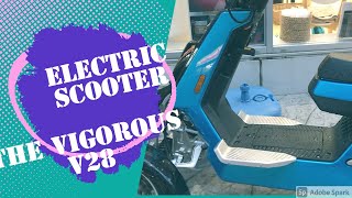 The Vigorous V28 Electric scooter from the Netherlands [upl. by Ayotna]