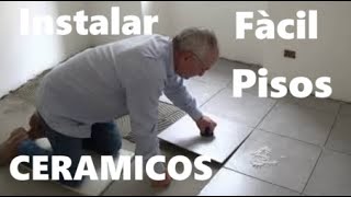 Como Instalar PISOS CERAMICOS Proceso completo [upl. by Everick]